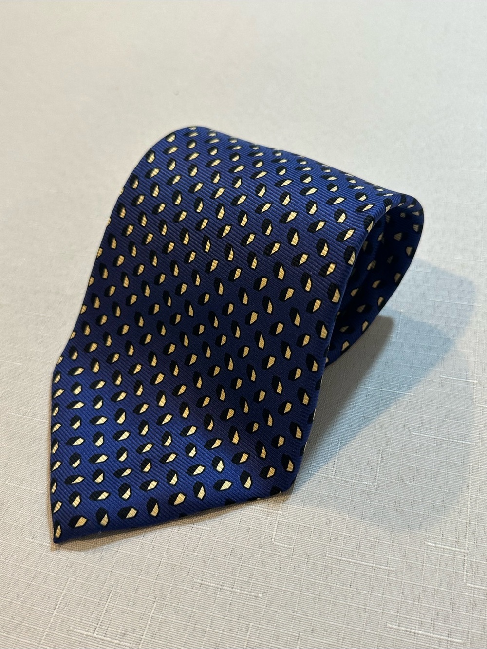 Vintage Polo Ralph Lauren Silk Geometric Tie Made USA